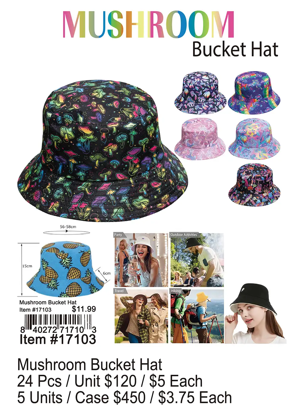 Mushroom Bucket Hat